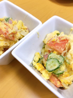 いろどり◎かぼちゃ入りポテトサラダ!-レシピのメイン写真