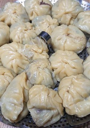 牛肉の蒸し餃子☆マンティ☆コーカサス風-レシピのメイン写真