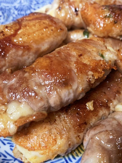 豚肉のチーズ餅大葉巻き-レシピのメイン写真