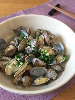 にんにく香る♪あさりの酒蒸し-レシピのメイン写真