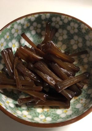 きゃら蕗　きゃらぶき　煮汁でもう一品-レシピのメイン写真