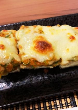 栃尾揚げの味噌チーズ焼き-レシピのメイン写真