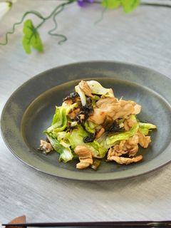 173.豚とキャベツの高菜炒め-レシピのメイン写真
