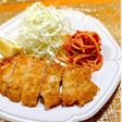 銀座梅林*とんかつの付け合わせのトマトスパゲティ