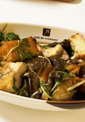 厚揚げとしいたけのさっぱり煮-レシピのメイン写真