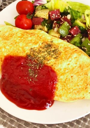 簡単! 破れない 美味しいオムライス-レシピのメイン写真