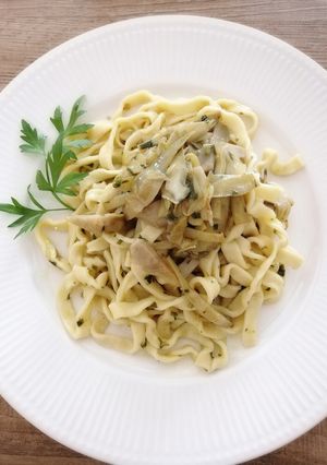 本場手打ちパスタのアーティチョークあえ-レシピのメイン写真