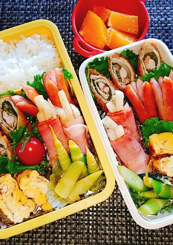 息子と娘のお弁当'20.6.1-レシピのメイン写真