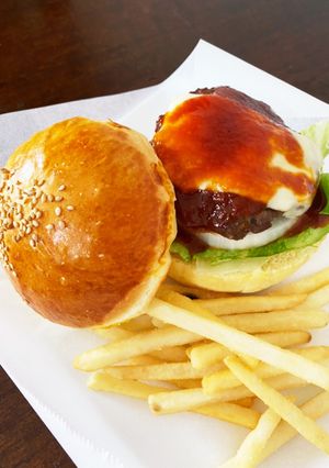 盛り盛り♡ハンバーガー-レシピのメイン写真