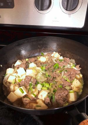 焼き肉のタレで肉みそ豆腐-レシピのメイン写真