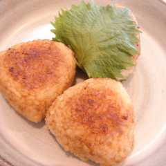รูปของ 簡単♪焼きおにぎり／^o^＼
