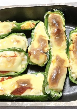 とってもヘルシー^ ^ピーマン豆腐詰め-レシピのメイン写真