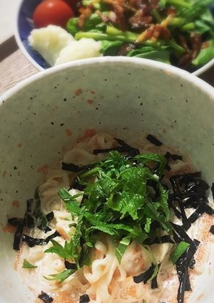 バター不要☆洗い物なしの簡単たらこパスタ-レシピのメイン写真