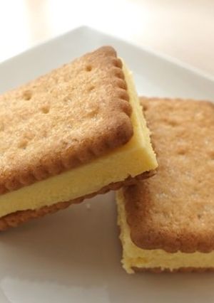 ココナッツサブレ チーズケーキサンド-レシピのメイン写真