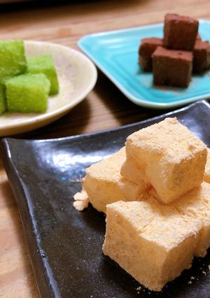 材料3つで簡単スイーツ!牛乳deおもち-レシピのメイン写真