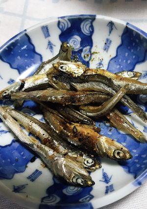 簡単おつまみ「にぼポン」-レシピのメイン写真