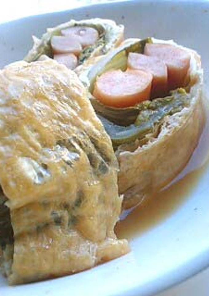 ソーセージの信田巻き煮-レシピのメイン写真