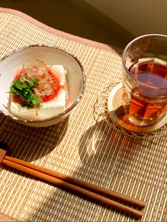 梅冷奴-レシピのメイン写真