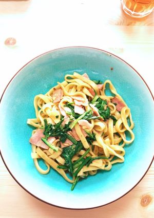 ランチ♪簡単!早い!和風ペペロンチーノ!-レシピのメイン写真