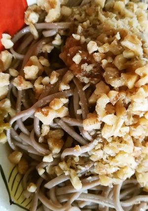 麺つゆ無しで簡単!くるみ蕎麦-レシピのメイン写真