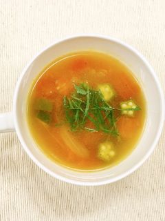 トマトで簡単!冷製スープ-レシピのメイン写真