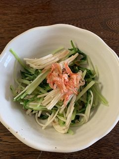 水菜とえのきのサラダ-レシピのメイン写真