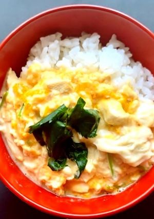 湯葉と豆腐の卵とじ丼-レシピのメイン写真