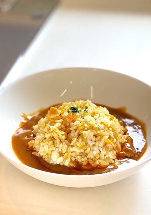 具なしルーだけカレーを炒飯に！-レシピのメイン写真