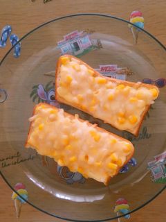 美味☆簡単☆コーンマヨチーズトースト♡-レシピのメイン写真