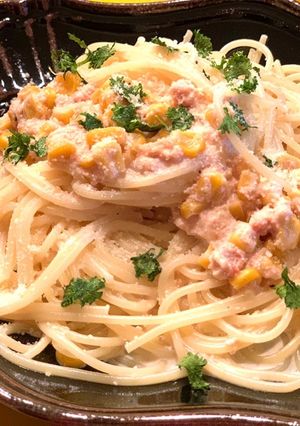 1人暮らしの簡単タラコクリームパスタ-レシピのメイン写真