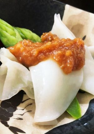 白きくらげとアスパラの酢味噌和え-レシピのメイン写真