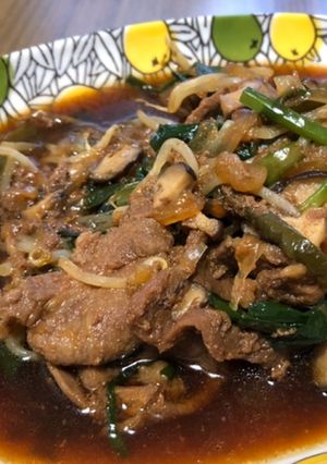 北海道の味！簡単煮込みジンギスカン-レシピのメイン写真