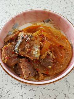 超簡単！韓国風鯖と大根の煮物-レシピのメイン写真
