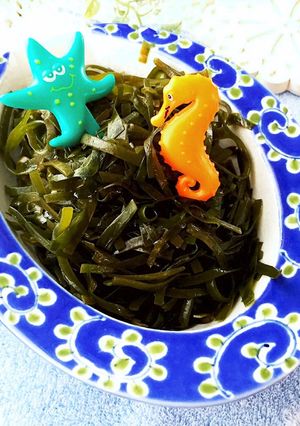 切り昆布の塩にんにく炒め お弁当に-レシピのメイン写真