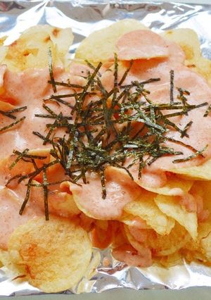 ポテトチップス明太子チーズソース-レシピのメイン写真