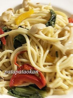 レンジで♬小松菜とツナのパスタ-レシピのメイン写真