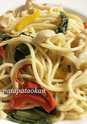レンジで♬小松菜とツナのパスタ-レシピのメイン写真