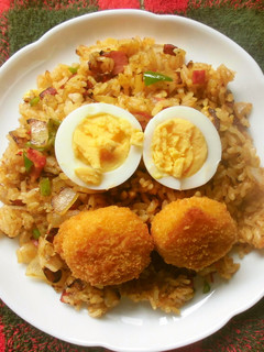 のっけのっけカレーチャーハン♪-レシピのメイン写真