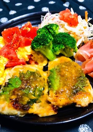 サバの大葉味噌焼き(ダイエットプレート)-レシピのメイン写真