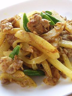 豚肉✿じゃが玉✿カレー炒め-レシピのメイン写真