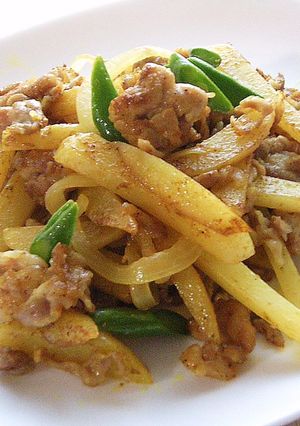 豚肉✿じゃが玉✿カレー炒め-レシピのメイン写真