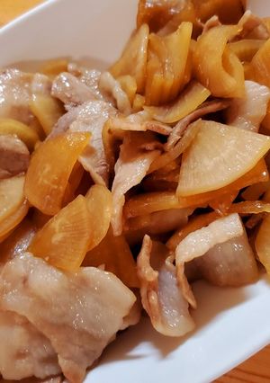ご飯進む٩(ˊᗜˋ*)و豚バラ大根炒め-レシピのメイン写真