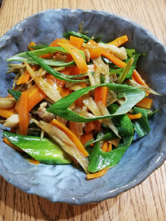 シロさんの中華風豚肉と野菜のきんぴら-レシピのメイン写真