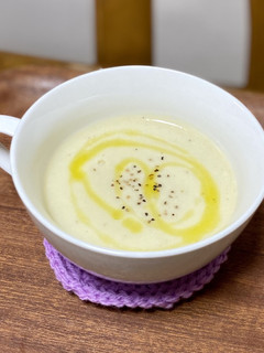 空豆と豆腐のポタージュ-レシピのメイン写真