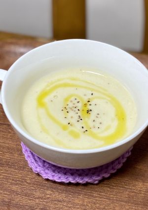 空豆と豆腐のポタージュ-レシピのメイン写真