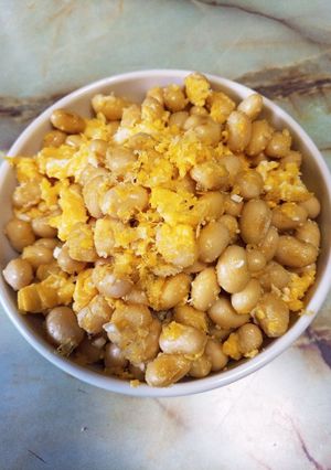 チーズ・卵mixの炒り大豆-レシピのメイン写真