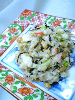簡単!『ふわっと納豆卯の花』-レシピのメイン写真
