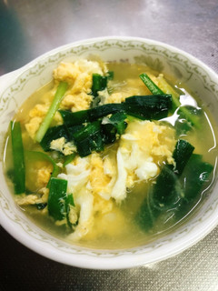 ニラ玉スープ-レシピのメイン写真