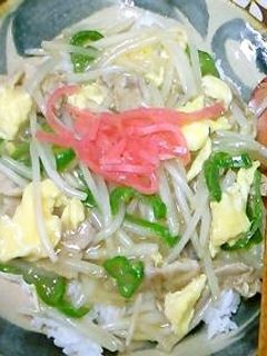 もやしの中華丼-レシピのメイン写真