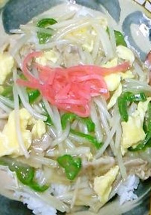 もやしの中華丼-レシピのメイン写真